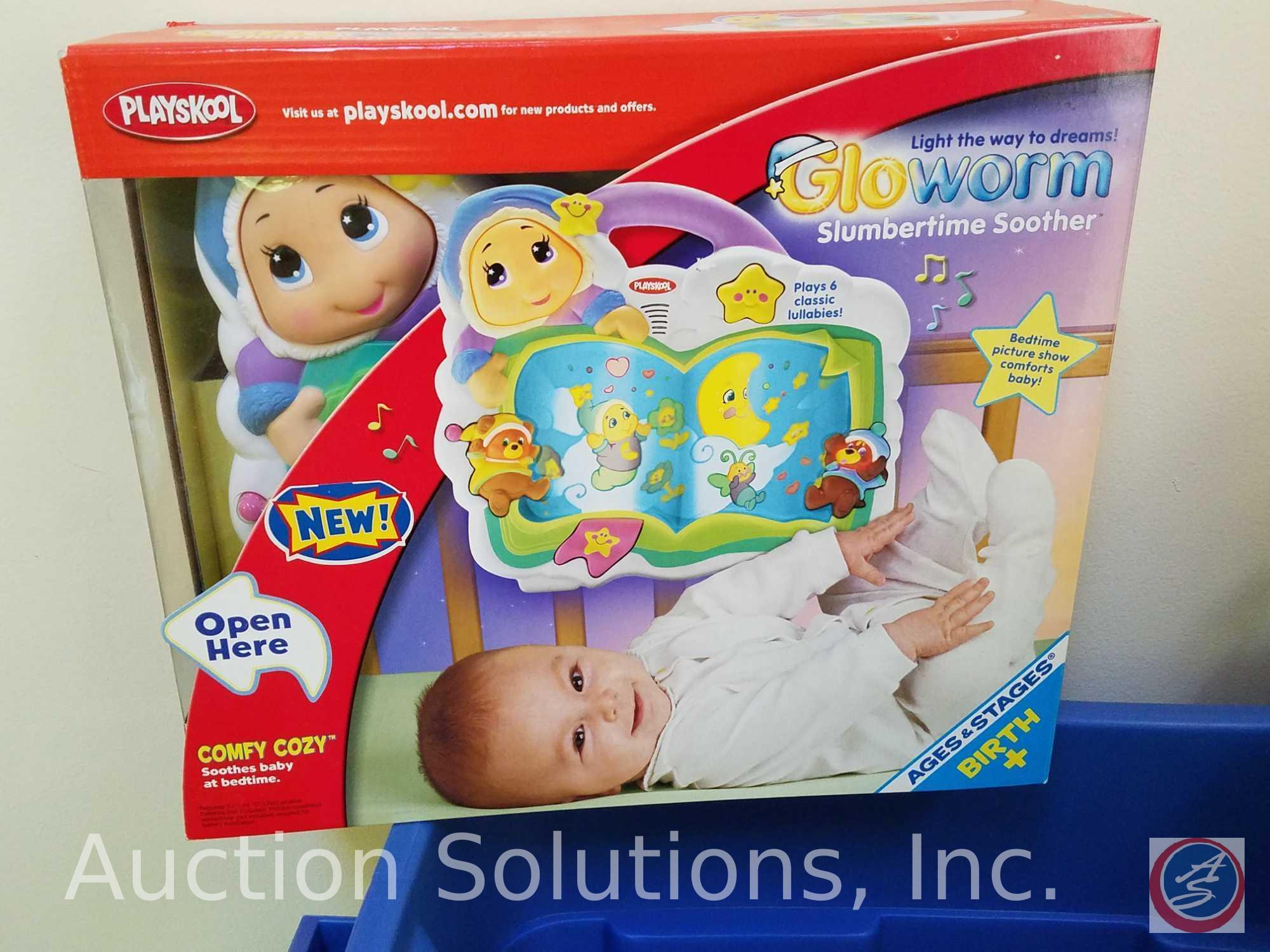 Kolcraft Light Vibes Bassinet in Original Box, Baby Play Mat, Baby Spinning and Standing Station,