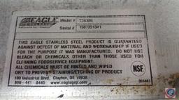 Eagle Stainless Steel Prep Table Model No. T2430B w/ Shelf 30" x 24" x 35 1/2"