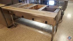 AdCraft Open Well Steam Table Model No. ST-240/4 64" x 30 1/2" x 35"