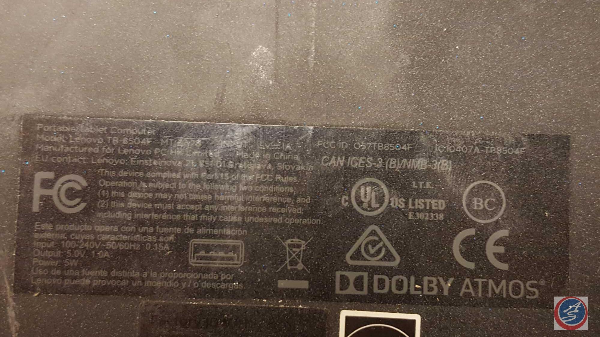 Lenovo 16GB Tab4 8in. Portable Tablet Computer Model TB-8504F (no power cord/supply)