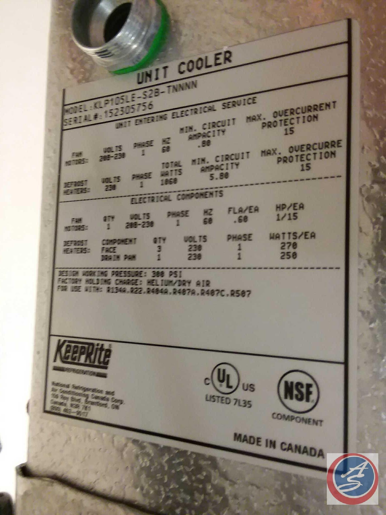 KeepRite Free Standing, Walk-in Freezer (Disassembled) Model AWA2440ZXD - Includes Door, 47'' x 82''