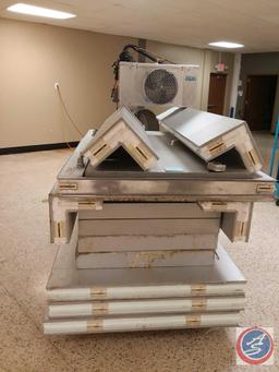 KeepRite Free Standing, Walk-in Freezer (Disassembled) Model AWA2440ZXD - Includes Door, 47'' x 82''