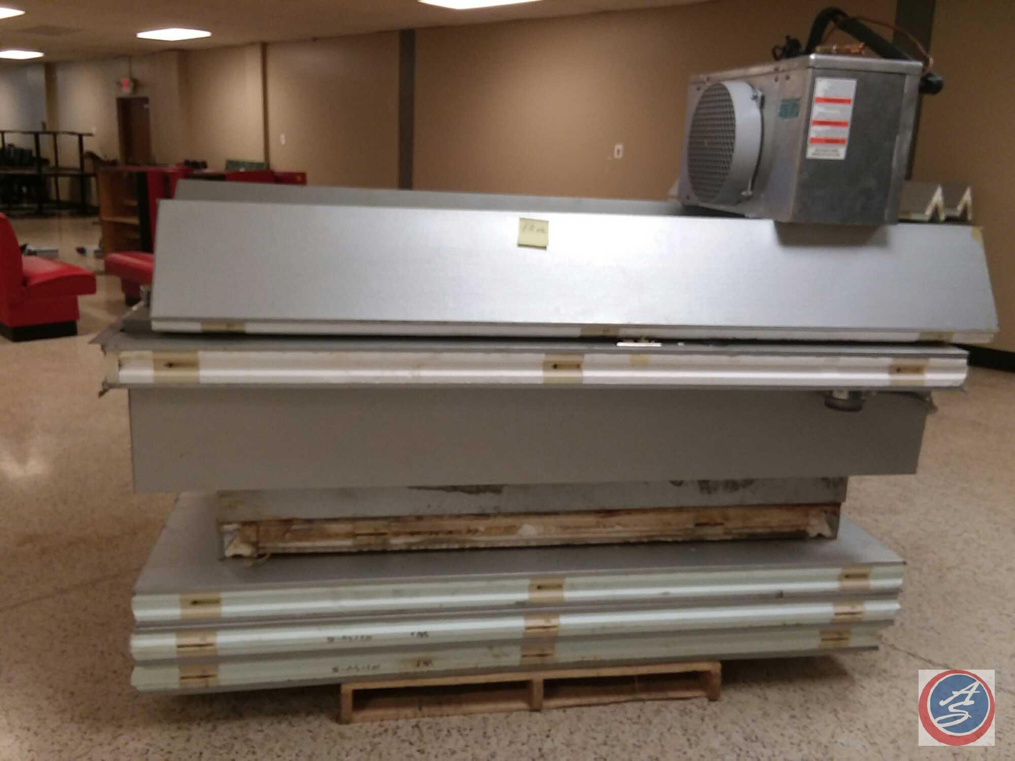 KeepRite Free Standing, Walk-in Freezer (Disassembled) Model AWA2440ZXD - Includes Door, 47'' x 82''
