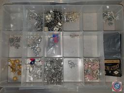 Large Assortment of Jewelry Beads, Threading Materials