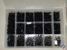 Large Assortment of Jewelry Beads, Threading Materials
