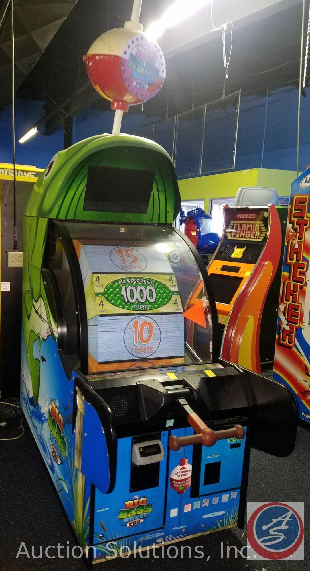 Big Bass Wheel Pro Arcade Game with Intercard Proxibid