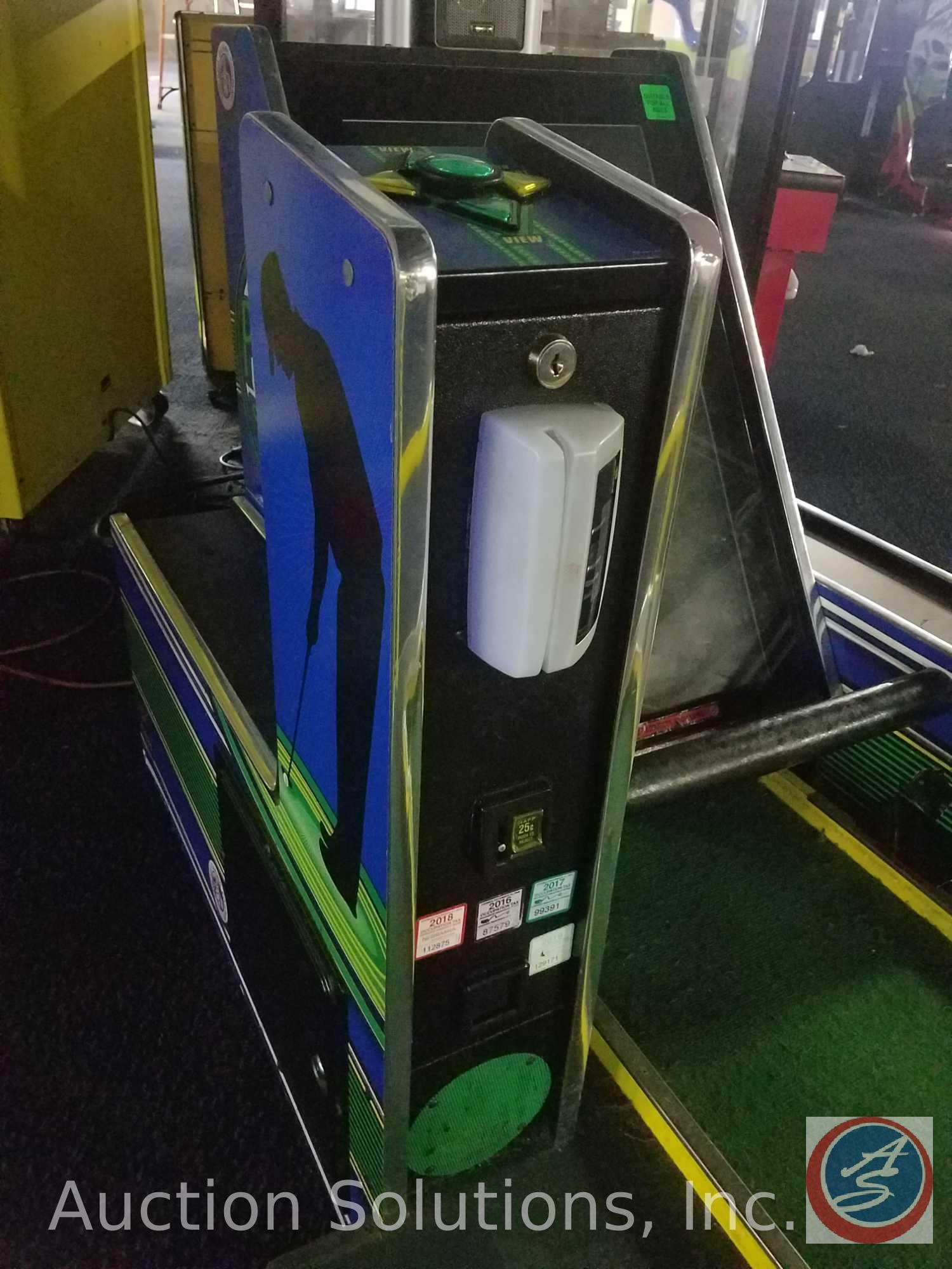 Putt Championship Edition Golf Arcade Game with Intercard Reader Serial No. Put-01092 No Model No.