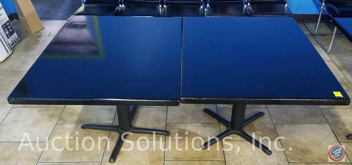 {{2X$BID}} (2) Restaurant Tables 30" x 36" x 29"