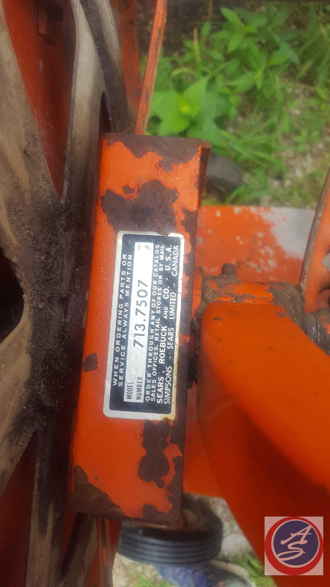 Sears Cement Mixer Model No. 713.7507