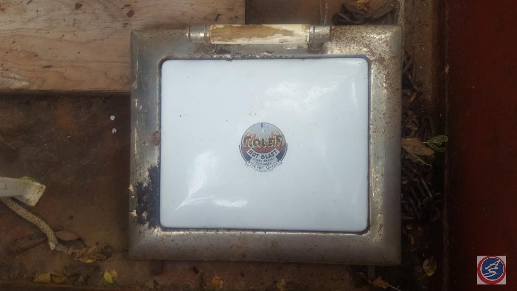 Antique Coles Hot Blast Propane Powered Enameled Stove