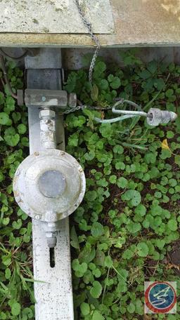 Propane Diverters and Regulator w/ (2) 100 Lb. Propane Tanks