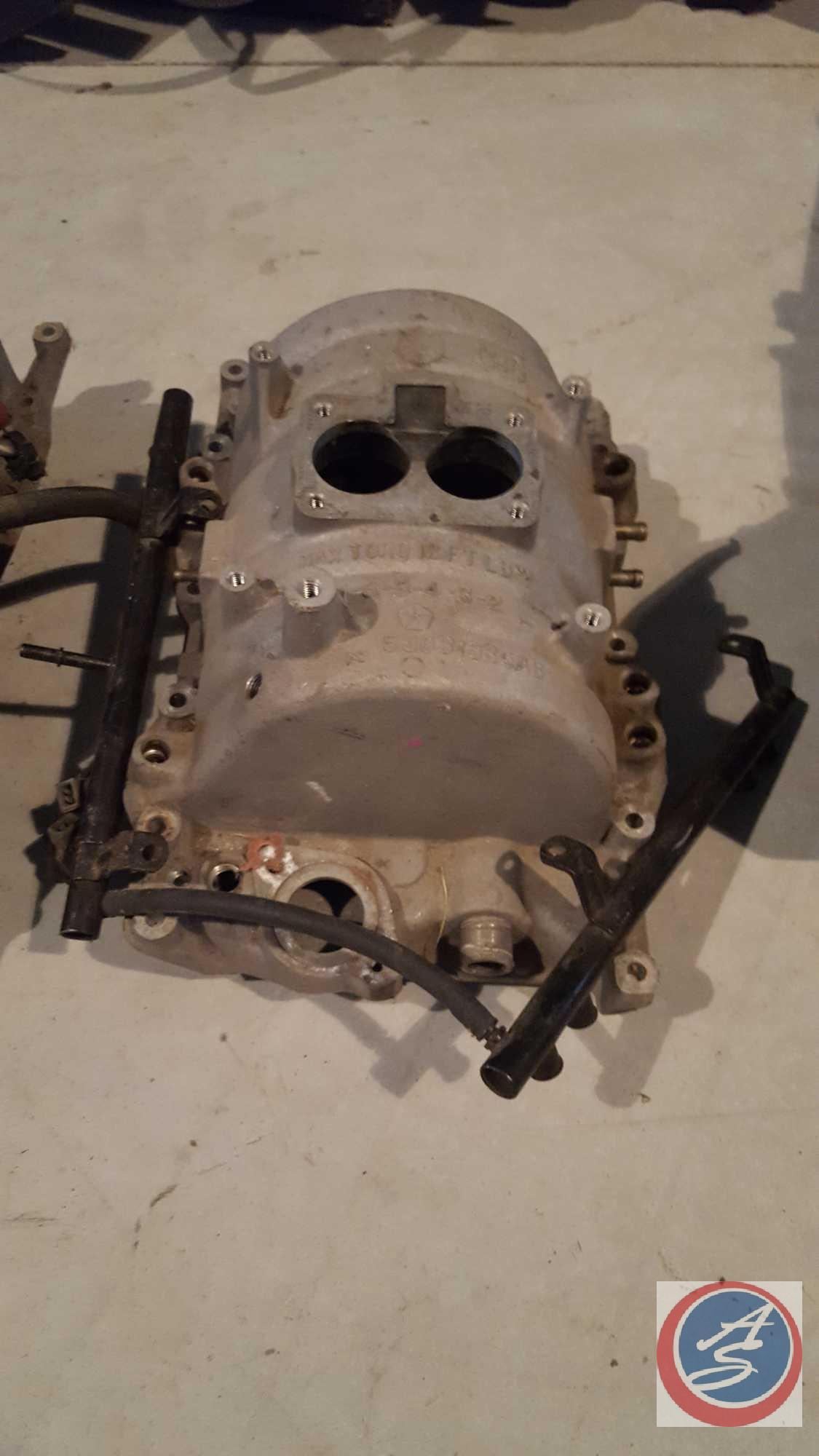 Chevy 4 Barrel Intake, (2) Chrysler Intake Manifolds