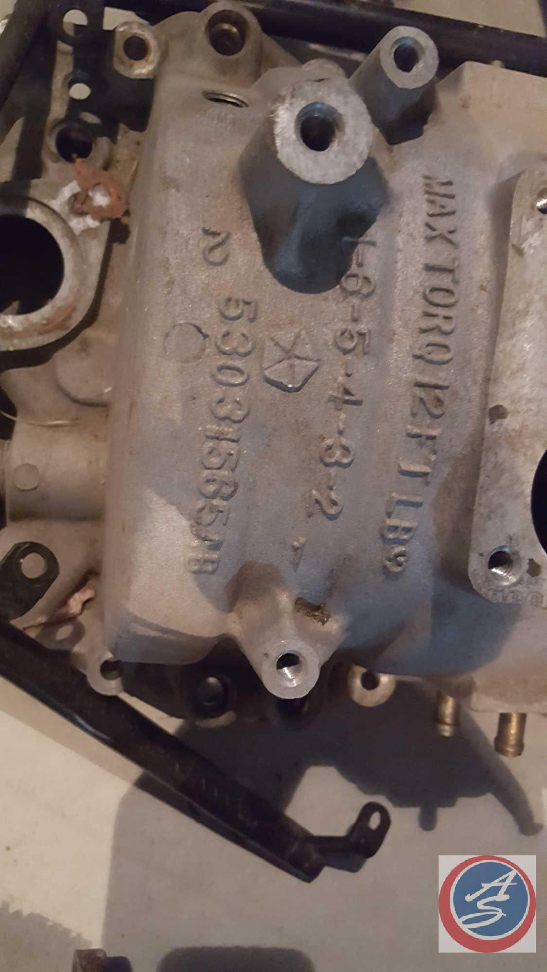 Chevy 4 Barrel Intake, (2) Chrysler Intake Manifolds