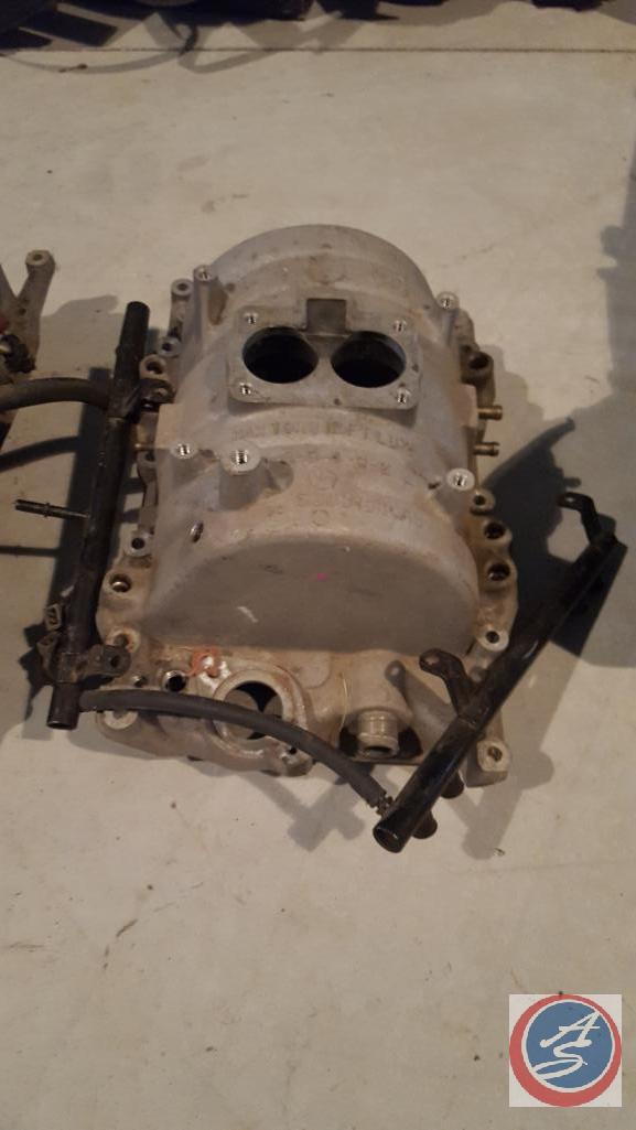 Chevy 4 Barrel Intake, (2) Chrysler Intake Manifolds