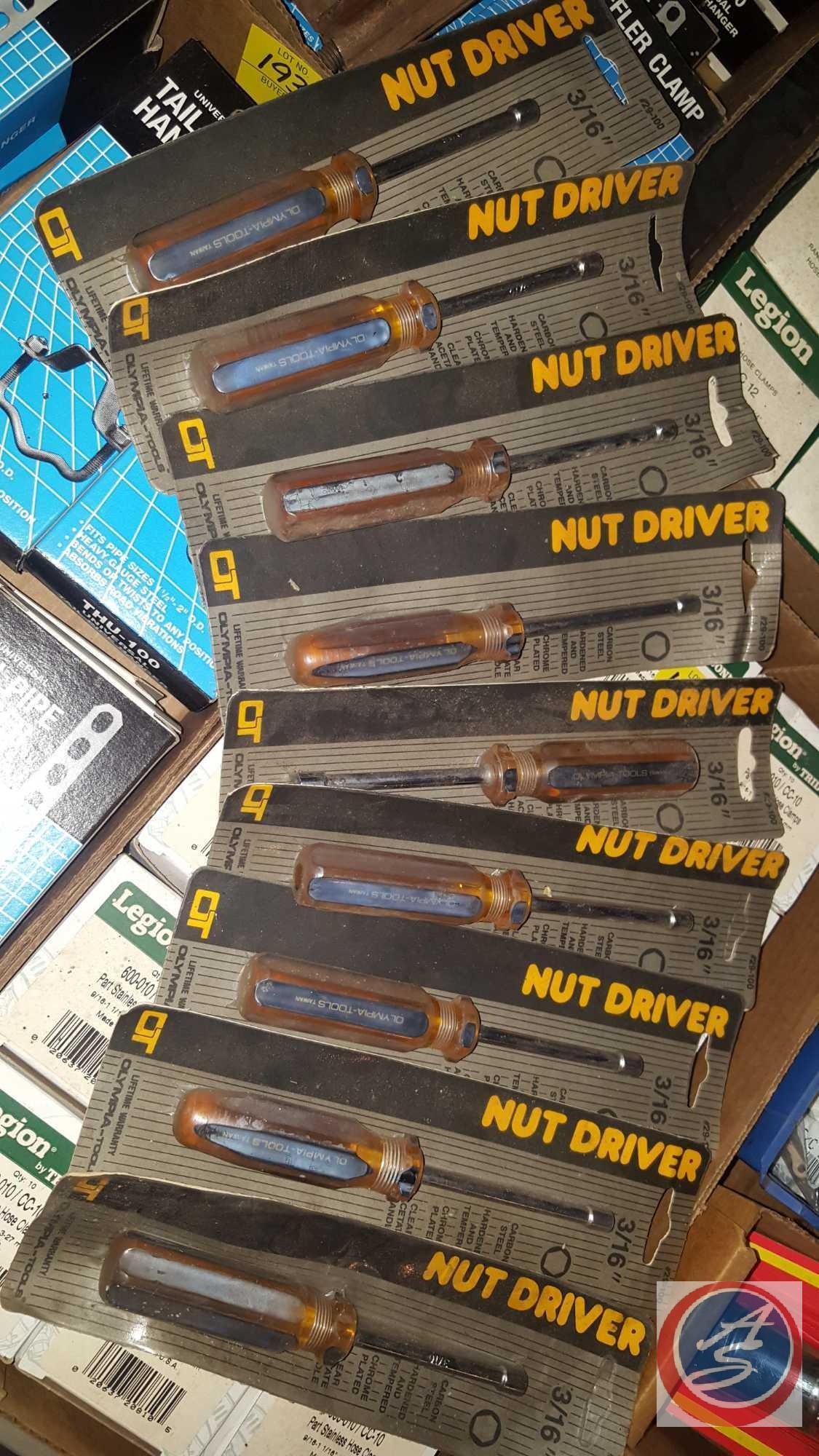 (10) 3/16" Olympia Tools Nut Driver {{NEW IN PACKAGE}}, Screw Drivers