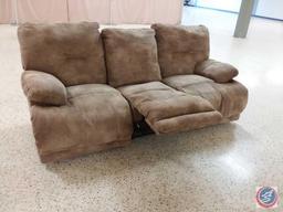 3-Seat Reclining Sofa 90" x 36" x 36"