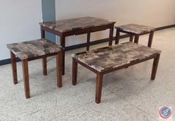 {{4X$BID}} Ashley Furniture Signature Series 4-Piece Occasional Table Set. Includes: Sofa Table 48"