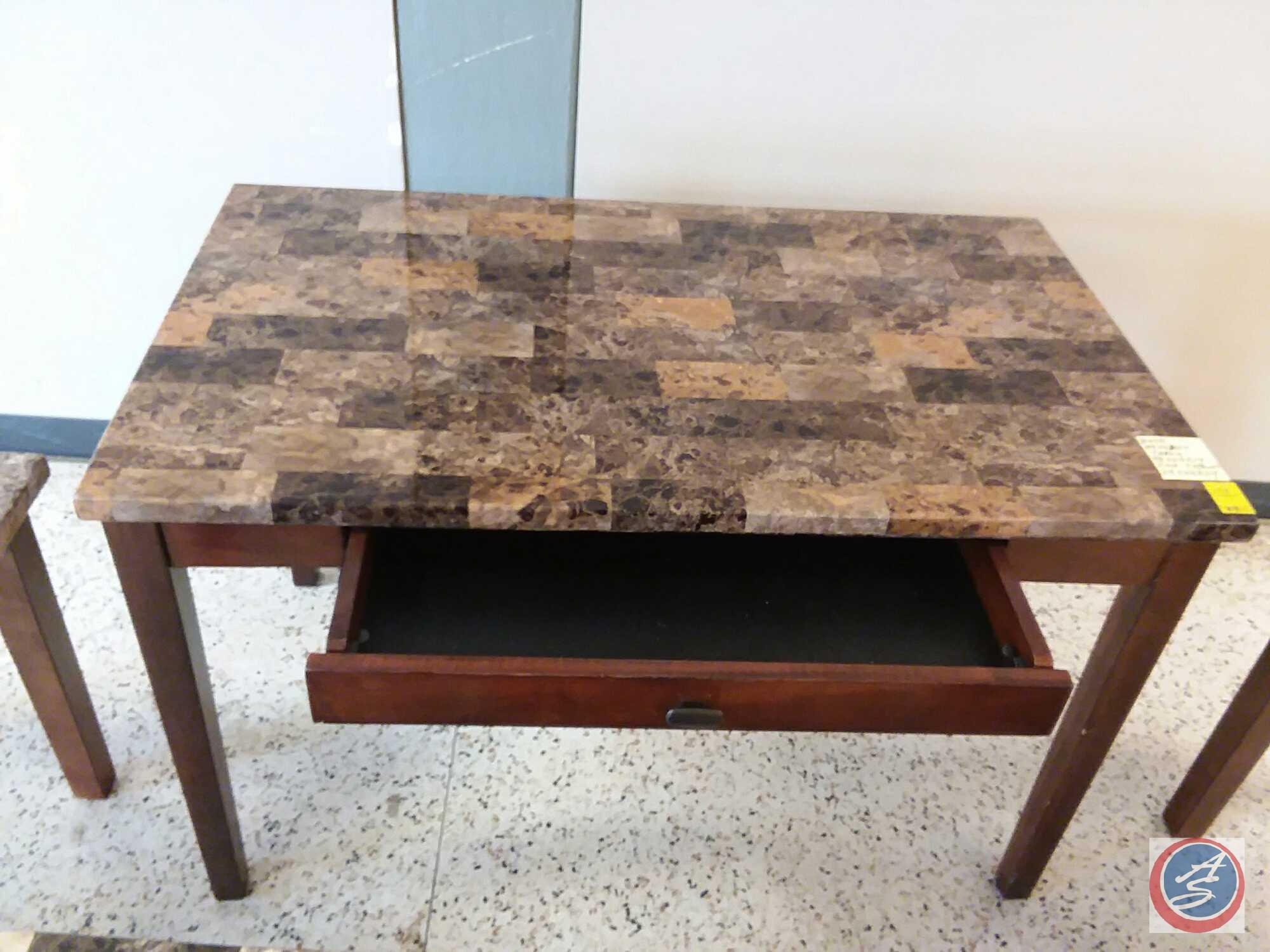 {{4X$BID}} Ashley Furniture Signature Series 4-Piece Occasional Table Set. Includes: Sofa Table 48"