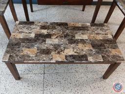 {{4X$BID}} Ashley Furniture Signature Series 4-Piece Occasional Table Set. Includes: Sofa Table 48"