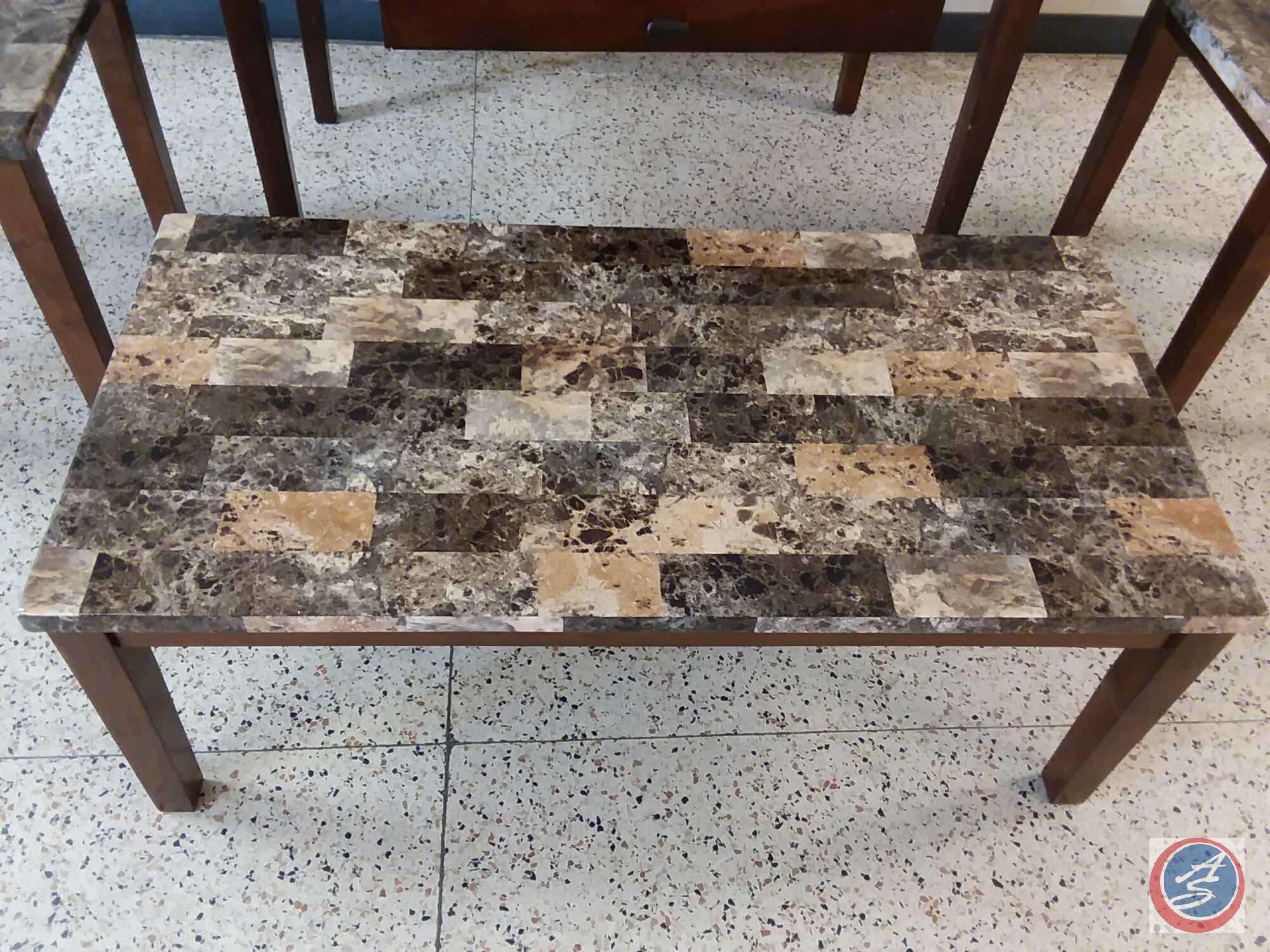 {{4X$BID}} Ashley Furniture Signature Series 4-Piece Occasional Table Set. Includes: Sofa Table 48"