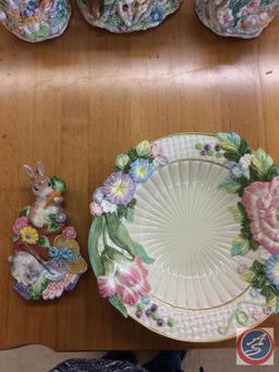 Fitz & Floyd Spring Wall Hanging & Spring Bowl (have original bowl box)