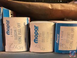 (2) Warp Drive Protractors by Aircraft Spruce, Mopar Parts Including Choke Pull Off Part No. OCD