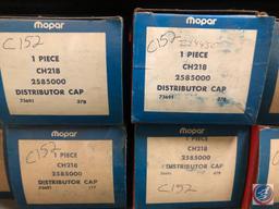 (11) Mopar Distributor Caps Part No. CH218, Distributor Cap Part No. CH221, Distributor Cap Part No.