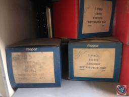 (11) Mopar Distributor Caps Part No. CH218, Distributor Cap Part No. CH221, Distributor Cap Part No.