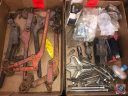 Vintage Durbin Safety Midgets, Assorted Bolts, Hammer Heads and Snap-On Batteries Model No. CTB5172