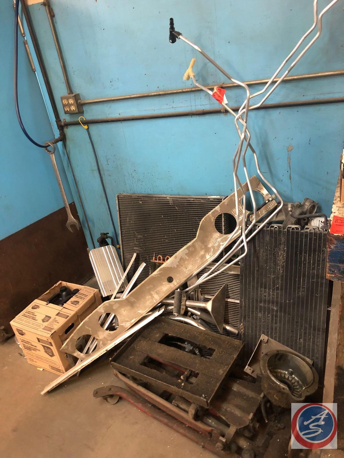 Assorted Used Radiators, Dash Pieces and Other Metal