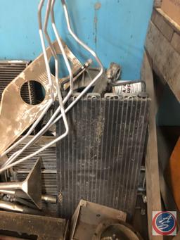 Assorted Used Radiators, Dash Pieces and Other Metal