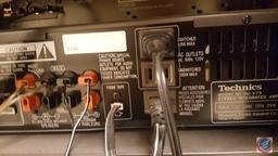 Retro Technics Stereo System in Cabinet Including: Model SU-V75 Stereo Integrated Amplifier,