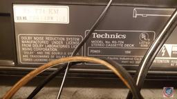 Retro Technics Stereo System in Cabinet Including: Model SU-V75 Stereo Integrated Amplifier,