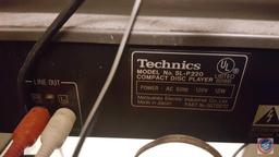 Retro Technics Stereo System in Cabinet Including: Model SU-V75 Stereo Integrated Amplifier,