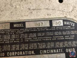 Crosley Vintage Super 6 Broadcast Radio Model No. 647