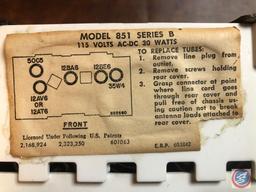 Emerson Vintage Portable Tube Radio Model No. 851 Series B