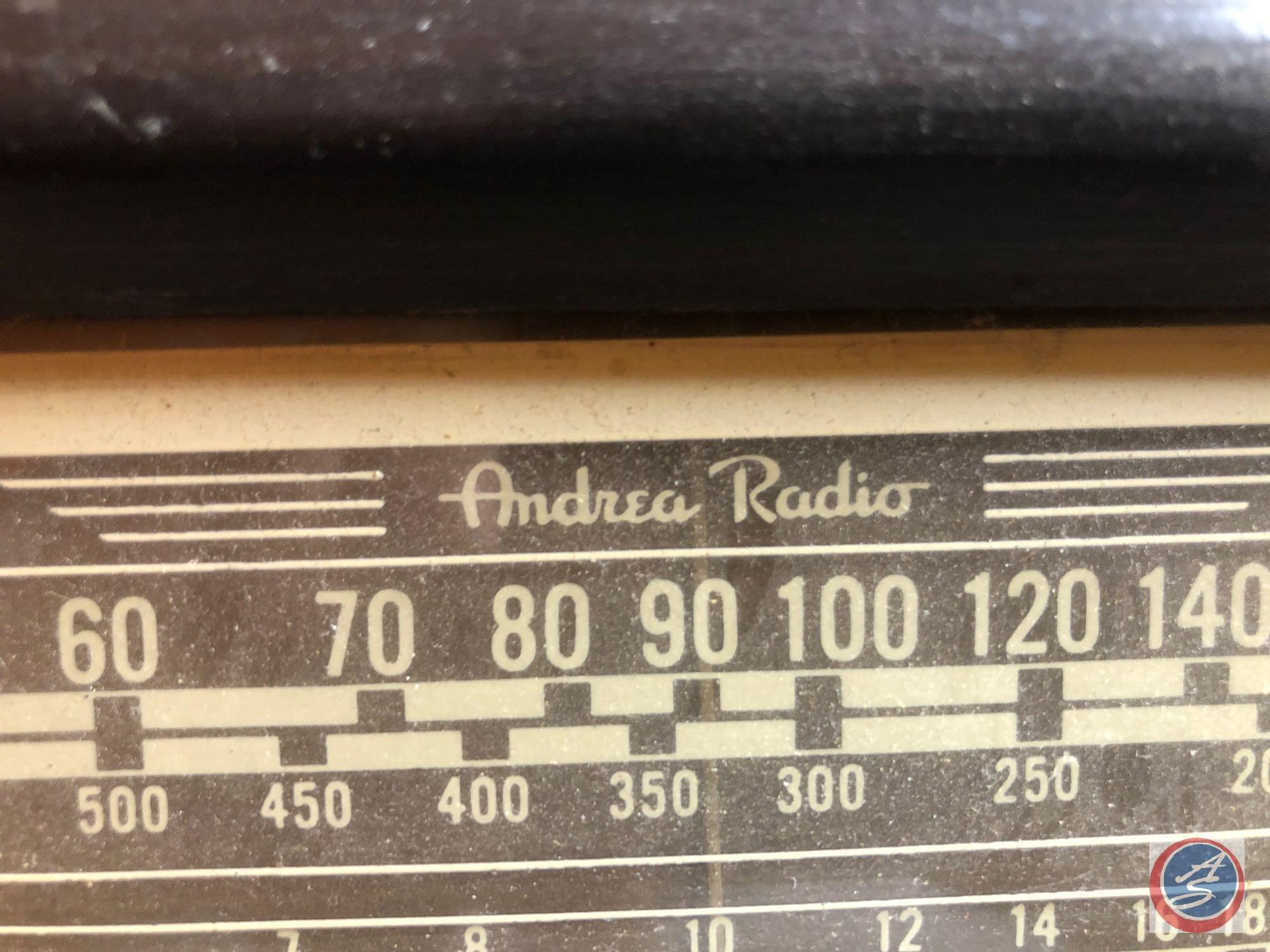 Andrea Vintage Standard Broadcast Short Wave Radio Model No. 351-15