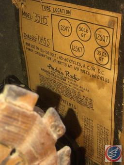 Andrea Vintage Standard Broadcast Short Wave Radio Model No. 351-15