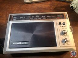 General Electric Portable AM/FM Radio Model No. 7-280A, Soundesign Hand Held Radio Model No. 1222D,