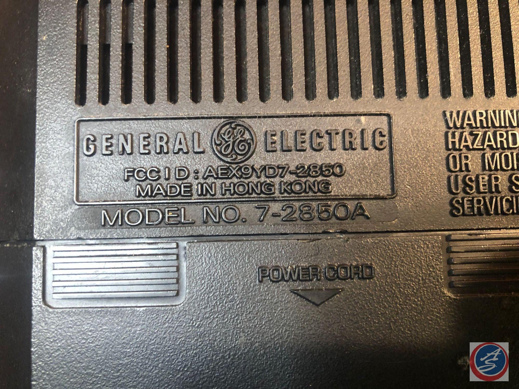 General Electric Portable AM/FM Radio Model No. 7-280A, Soundesign Hand Held Radio Model No. 1222D,