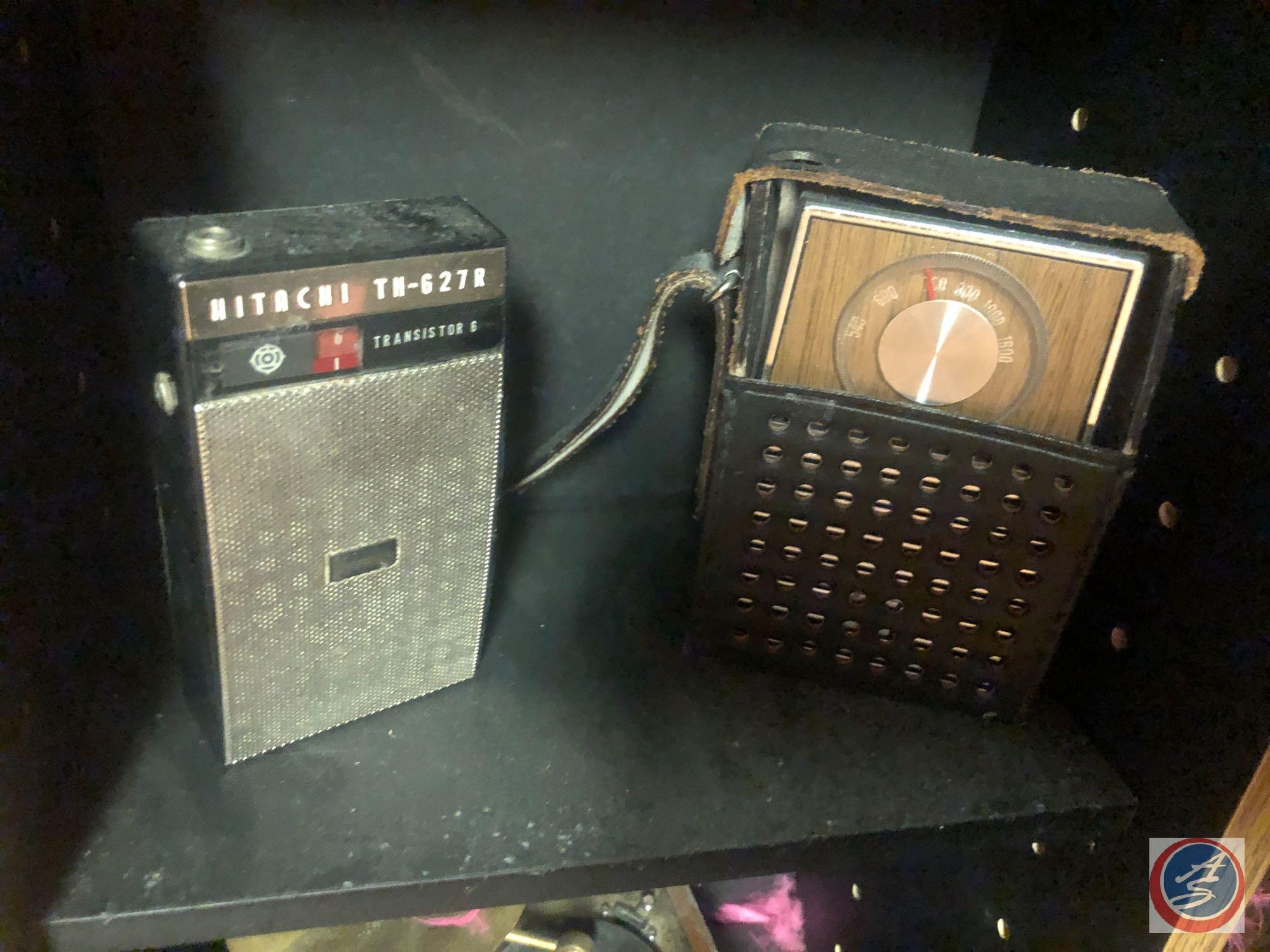 Panasonic Vintage Sphere Radio Blue Model No. R-70, (2) McDonald's Batman Mugs, Realistic AM/FM