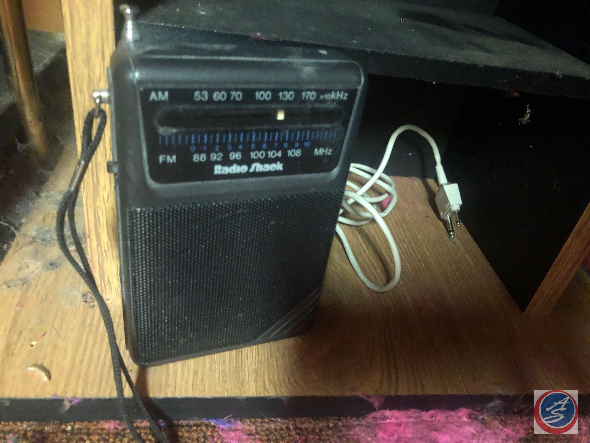 Panasonic Vintage Sphere Radio Blue Model No. R-70, (2) McDonald's Batman Mugs, Realistic AM/FM
