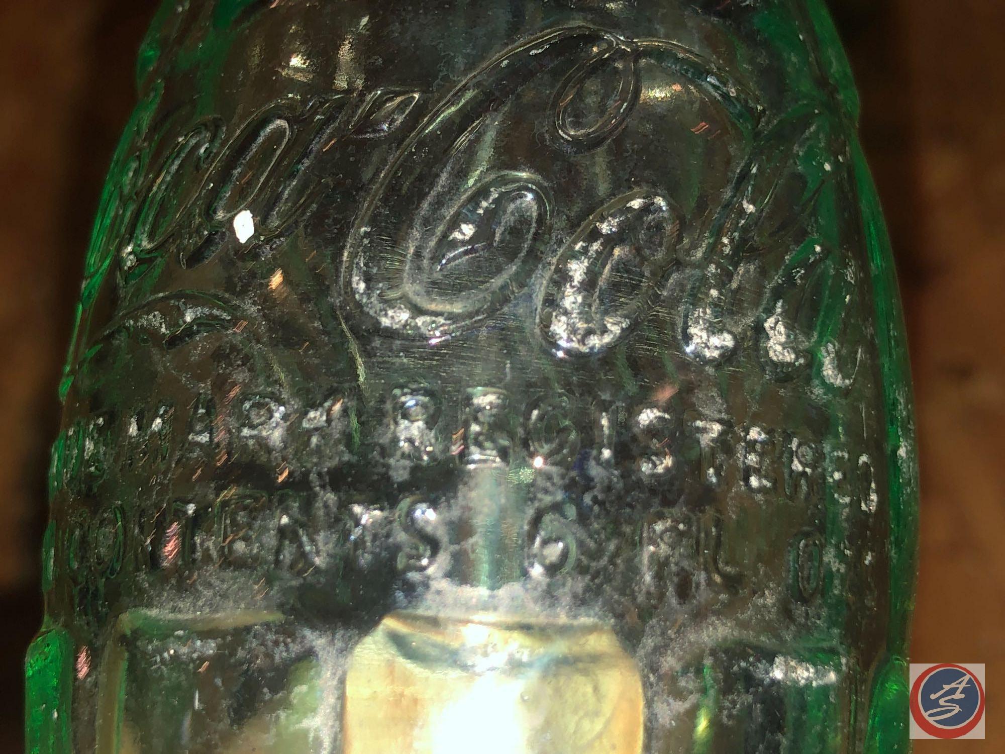 Vintage (1) 10 Fl Oz Coca-Cola Bottle, (3) 6 Fl Oz Coca-Cola Bottles and (2) Clear Bottles [[ALL