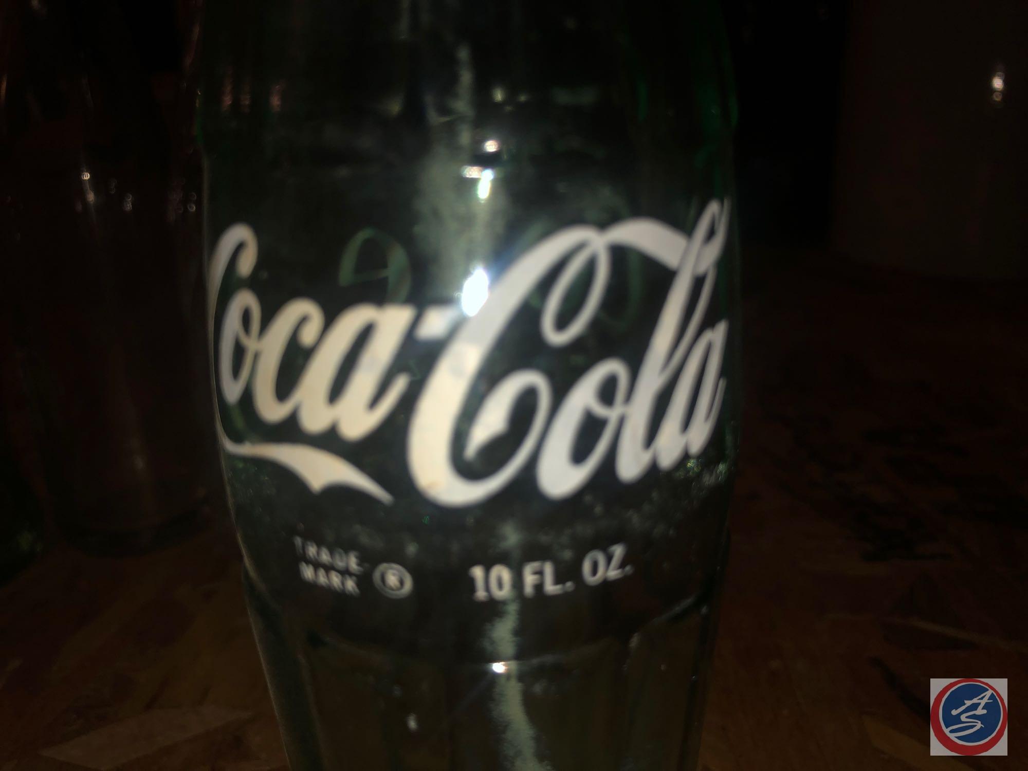 Vintage (1) 10 Fl Oz Coca-Cola Bottle, (3) 6 Fl Oz Coca-Cola Bottles and (2) Clear Bottles [[ALL