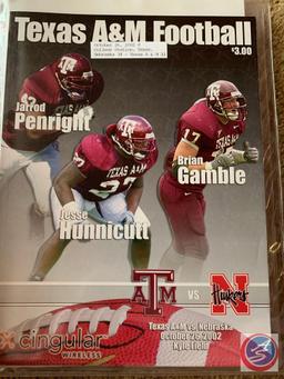 10-19-2002 Nebraska v s Oklahoma/ 10-26-2002 Nebraska vs Texas A and M/ 11-2-2002 Nebraska vs.