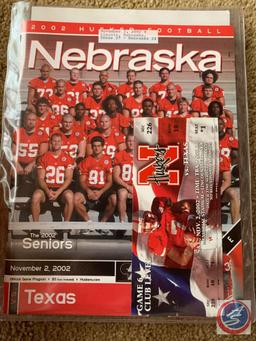 10-19-2002 Nebraska v s Oklahoma/ 10-26-2002 Nebraska vs Texas A and M/ 11-2-2002 Nebraska vs.
