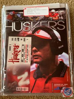 4-14-2001 Red White Game/ 8-25-2001 Nebraska vs. TCU/ 9-1-2001 Nebraska vs Troy State/ 9-8-2001