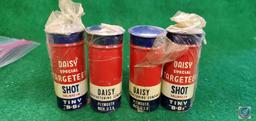 (4) Daisy Targeteer Shot tins