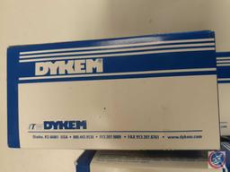 (6) 12 CT. Boxes Dykem High Purity White Felt Tip Markers