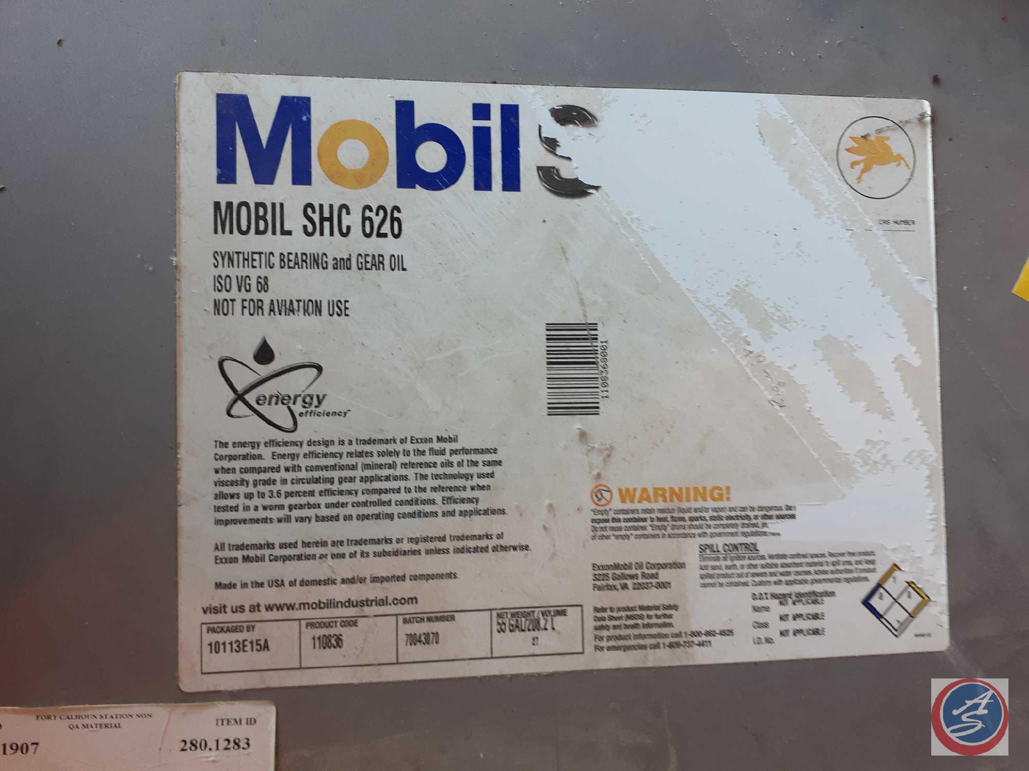 Mobil Synthetic Bearing and Gear Oil SHC 626 (unsealed for sampling)